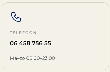 Contactkaart uit de site van Ervaar Breda