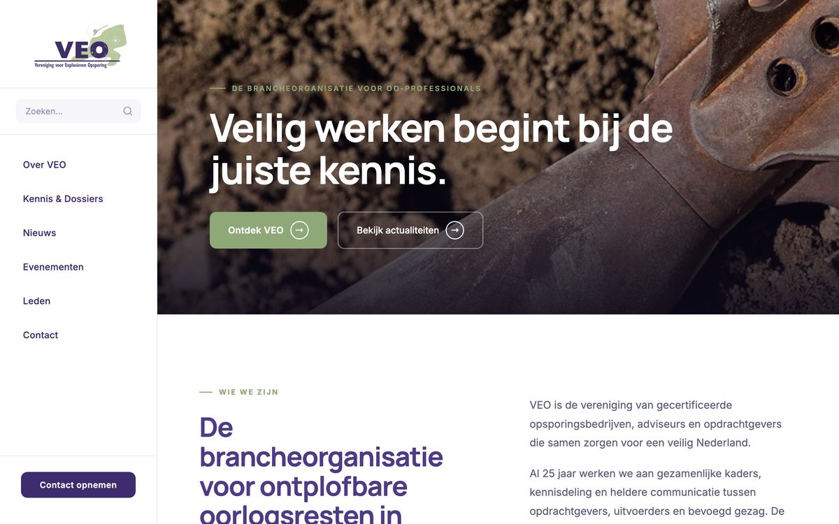 Je nieuwe homepage